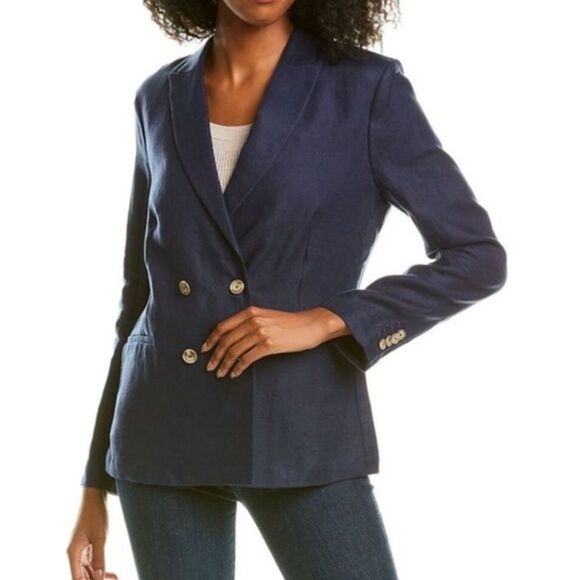 NWOT J.McLaughlin Linen Ressie Jacket - Picture 1 of 6